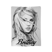 Britneys Spears Metal Rock  Blankets Coral Fleece Plush Print   Multifunction Thin Throw Blankets for Bed Couch Plush Thin Quilt 30x40in white