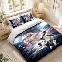 Bedding Set 1 Duvet Cover 2 Pillowcases Jude Bellingham Print Bedroom Home Decoration 135cmx200cm