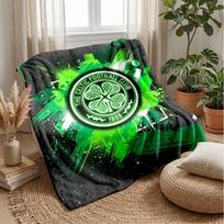 Celtic FC Soft Flannel Fleece Blanket Lightweight Cozy Warm Throw Blanket For Sofa Bed Home Decor 75x90cm