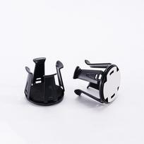 Universal Cup Holder Divider for Toyota Models: Prado, Land Cruiser, Crown, Reiz, Highlander, and Camry. black