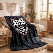 VfB Stuttgart Theme Fleece Blanket Cozy Soft Plush Blanket For Bedroom Couch Travel 75x90cm
