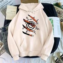 2026 New Anime Print Men's Hoodie, Autumn/Winter Pullover, Outdoor Loose Comfortable Sports Top, Fleece Warm Hip Hop Style XXXL black