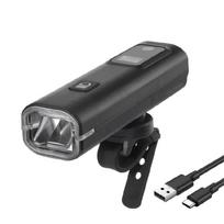 Bicycles Front Light Watertight Handlebars Flashlight Rechargeable Bikes Front Lamp Cycling Bicycles Head Lamp Headlight 1 gray