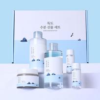 ROUND LAB 1025 Dokdo Hydrating Gift Set Toner 200ml + 20ml Lotion 200ml + 20ml Cream 50ml Moisturizing Skin Care