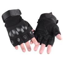 Sport Half Finger Gloves Non Slip Breathable Cycling Tactical Gloves Wear Resistant Exercise Shockproof Motorcycle Hunting Glove M black