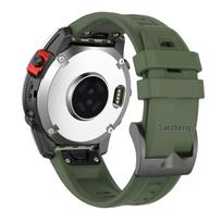 Silicone Sports Watch Strap for Garmin Fenix 7 Series & 7X - Official Style 26mm black