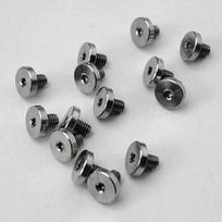 4Pcs Titanium Alloy Thread M3 Flat Head Screw For Knife Handle T8 Torx Flat Head Screws Nails Diy Spindle Titanium Alloy Screw 4Pcs