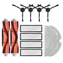For Xiaomi Mi Robot Vacuum-Mop 2 Pro+ Robotic Cleaner STYTJ02ZHM Parts Main Roller Side Brush Filter Mop Rag Parts black