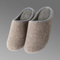 Wholesale autumn and winter Japanese-style home wooden floor waterproof, non-slip and silent male and female couples felt warm cotton slippers 2xl (44-45 recommended) gray