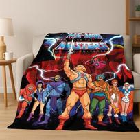 He-Man Pasaulių Valdovai Animacinis Flanelinis Antklodė Minkštas Šiltas Antklodė Mesti Antklodę Miegamojo Svetainės Lovos Kelionės Dovana 100x150cm