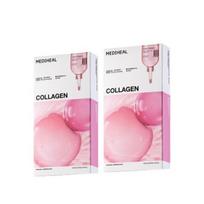 Mediheal Essential Mask Kolageno Stangrinanti Elastinga Lakštinė Kaukė 10 Lakštų x2 white