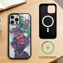Anime J-JoJo's Bizarre Adventure HOT  Phone Case For iPhone 17,16,15,14,13,Pro,Max,Plus,Magnetic For Magsafe Wireless Charging iPhone16 gray