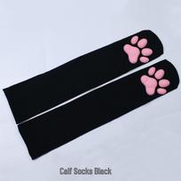 3D Cat Paw Lolita Anime Over-the-Knee Socks with Silicone Pads