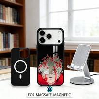 1PC Anime D-Dandadan Phone Case For iPhone 17,16,15,14,13,12,Pro,Max For Magsafe Magnetic Wireless Charging iPhone13PROMAX white