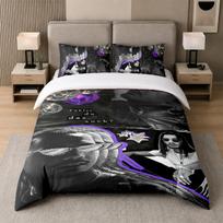 3Pcs Bed Set,Apache 207 1 Duvet Cover and 2 Pillowcases, Printed Bedding Decor For Guest Room 140cmx200cm