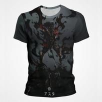 Black Clover Anime 3D marginti unisex marškinėliai trumpomis rankovėmis marškinėliai vyrams Animaciniai grafiniai marškinėliai Otaku vasariniai drabužiai M black