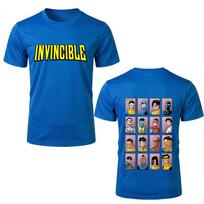2026 New Anime Graphic 3D Print T Shirt Invincible Fans Cosplay Tee Men Women Summer Casual Fashion Crew Neck Top 5XL blue
