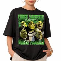 Shrek Funny Shirt, Shrek Yourself Before You Wreck Yourself Shrek Meme Shirt, Disney Fiona Princess Shirts, Gift for Shrek Fan 110 black