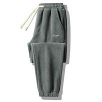 „Polar Fleece“ sportinės kelnės „Plus Velvet“ storos laisvalaikio kelnės Laisvos sportinės vyriškos kelnės didelio dydžio XL gray