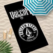 Surf Brand V-Volcoms Towel Towel Soft Pool Gift For Travel Gym Shower Camping Quick Dry Sports Large Beach Towels 70cm×140cm blue