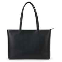 KALIDI FANCY FOREST Business Tote Bag, Shoulder Bag, Large Capacity, Women's, Large, PU Leather and Synthetic Leather, Simple Design, Freestanding, black