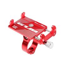 Gub Aluminum MTB Bike Bicycle Handlebar mobile Phone Gps Mount Holder fixed Motorcycle For iPhone Samsung cycling Accessories G81 Red