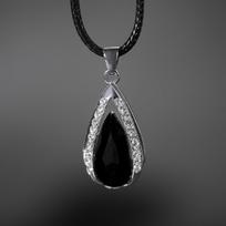 Accessories, Gothic, Water Drop Star Cross Temperament Classic Heart Of The Ocean Pendant Necklace