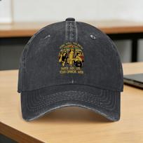 The Dude Big Lebowski Baseball Cap Sun  Outdoor Gym Sunscreen Washed Trucker Hat Unisex Women yk Cool Print Baseball Caps One Size black