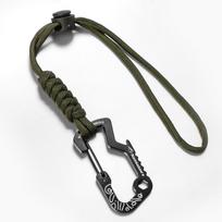 Multifunctional Anti-Loss Rope with Paracord Keychain Quick Hanging Buckle  for Camping Hiking