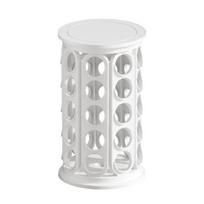 Carousel Stand 40 Pods Storage Rack Rotating Coffee Capsule Organizer 360-degree