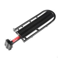 Rear Cargo Rack Aluminum Bike Lightweight Carrier for Commuters, Cyclists, Standard Screw-on