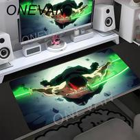 Anime Mouse Pad PC Gamer Desk Mat Non-Slip Rubber Laptop One Piece Zoro Playmat for Office Computer Accessories Gaming Mousepad 30cmx60cm