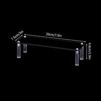 Acrylic Perfume Display Stand Anime Figure Doll Storage Rack Table Display Racks Cosmetics Storage Racks black