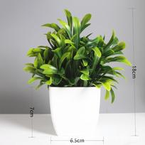 Artificial Bonsai Green Fake Plant Eucalyptus Flower Potted Plant For Indoor Outdoor Home Bedroom Garden Decoration Supplies black