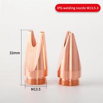 Dmk Ipg Laser Welding Nozzles H32 M13.5 Wire Feeding Copper Nozzles Graduated Tube 68Mm For Ipg Lightweld Laser Welder Machine as the picture