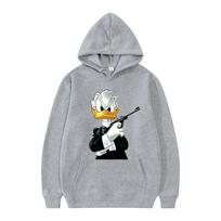 Disney Antukas Animacinis Anime Moteriški Megztiniai Viršutiniai Drabužiai Pavasaris Ruduo Gobtuvėlis Mada Sportinis Poros Dydžio Per didelis Džemperis Drabužiai M gray