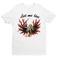 Let Me Live Residence Evil Premium Unisex T-shirt  Gifts for Him, Her, Gamers M black