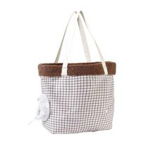Pet Shoulder Bag with Insulated Fleece and Foot Vents Holes Carriers Bag for Enhancing Cats Mobility Travel Transport Bag white