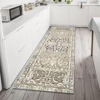 Bohemiškas ilgas kilimas Žalias ilgas kilimas Vintažiniai koridoriaus ilgieji kilimai Virtuvės kilimas Sodybos Boho ilgas kilimas Marokiečių ilgieji kilimai 40X120CM gray