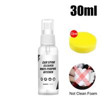 Multi-Purpose Foam Cleaner Rust Remover Cleaning Car House Seat Car Interior Accessories Home Kitchen Cleaning Foam Spray 30ML orange