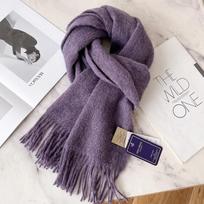 Prabangus vilnonis moteriškas šalikas Vienspalvis žiemos kašmyro nosinaitė Šilta pashmina Moteriškas skara hidžabas Švelnus šalikas Bandana Stolas gray