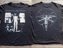 1996 Marilyn Manson Antichrist Superstar Marškinėliai Dydis S-5XL Comfort Colors Unisex Marškinėliai M gray
