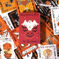 NEW  Happy Halloween Tarot Cards Fortune Telling Divination Board Game Oracle Cards black