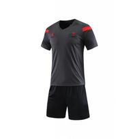 Adult Short Sleeve Soccer Referee Jersey Set Comfortable Breathable Matches Coaching 3XL Height 180-185 cm juoda