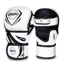 Professional MMA Half-Finger Fighting Boxing Gloves Thickened Sanda Free Fighting Mixed Martial Arts Training Gloves M
