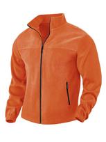 Mens Fleece Jacket With Windproof Fabric For Outdoor Winter Casual Wear 2XL