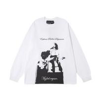 ERD Sad Rich Kid Lip Print Letter Oversized Hoodie Men Women XL white