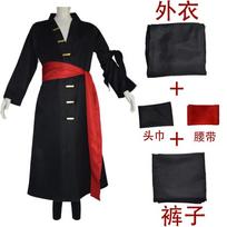 ONE PIECE cos costume Sauron suit and Nokuni Zhuoluo two years later cosplay costume male anime XXL black