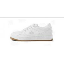 Kids Shoes ALO Unisex Low-Top Sneakers Classic White Black Casual Running Shoes Thick Sole Height Increase 36 white
