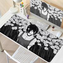 Anime Chainsaw Man Reze Large Mouse Pad XXL Laptop Nonslip PC Keyboard Carpet Office Gaming Accessories Kawaii Makima Table Pad 400x800x2MM